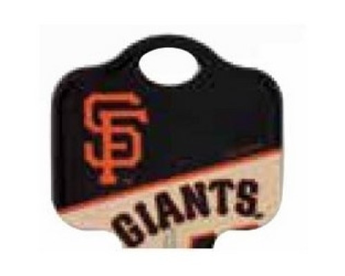 KABA ILCO CORP  KW1-MLB-GIANTS A46               Decorative Key Blank, MLB Team Key, Kwikset/Titan, Giants Logo, KW1 Keyway, 46 Price Group