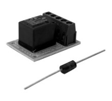 KERI SYSTEMS IRP-1        Isolation Relay Kit, 7 Ampere at 30 Volt DC, 12 Ampere at 125 Volt AC, 12 Volt DC, Includes 1 Relay PCB, 1 Transorb 1.5KE39C Non-Polarized, Double Sticky-Sided Foam Tape