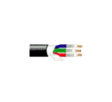 BELDEN BAV  1164B 0101000               Coax - Bundled RGB Coaxial Cable 3 26 AWG FPE SH PVC PVC Black