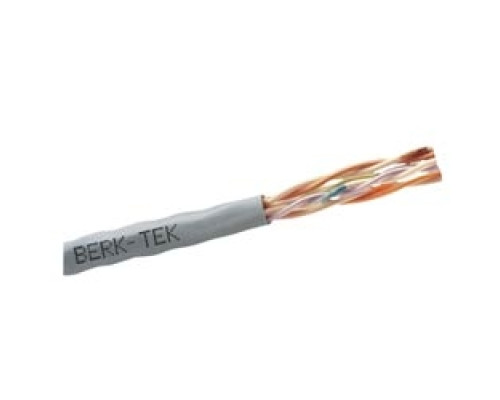 BERK-TEK  10032509               HyperPlus 5e, Category 5e, Riser UTP Cable, Gray, Reel