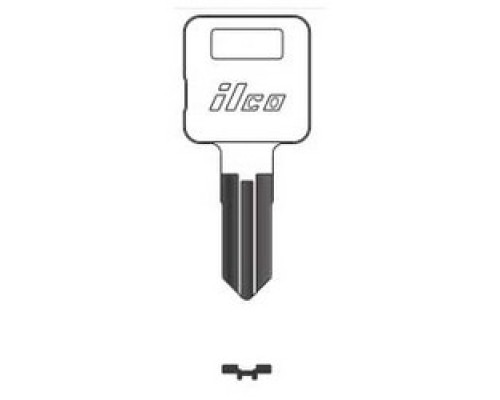 KABA ILCO CORP  1560 NP A13  AA01204012              Vehicle Key Blank, Brass, Nickel Plated, 13 Price Group, For Caterpillar