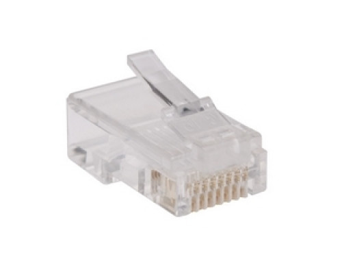 TRIPP LITE  N030-100               RJ45 Plugs for Round Solid / Stranded Conductor 4-pair Cat5e Cable, 100-Pack
