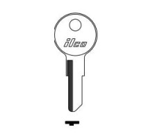 KABA ILCO CORP  C1041N NP A08  AA28302412              Cylinder Lock Key Blank, Brass, Nickel Plated, 8 Price Group, For Chicago