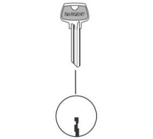 SARGENT  275LA               Cylinder Lock Key Blank, 5-Pin, LA Keyway