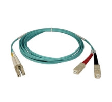 TRIPP LITE N816-15M        10Gb Duplex Multimode 50/125 OM3 LSZH Fiber Patch Cable LC/SC - Aqua, 15M 50-ft.