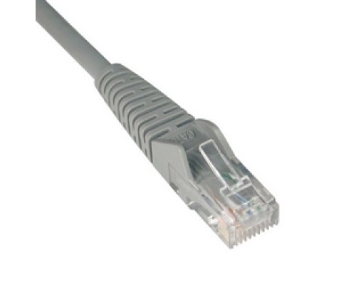 TRIPP LITE N201-015-GY        Cat6 Gigabit Snagless Molded Patch Cable RJ45 M/M - Gray, 15-ft.