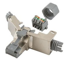 HUBBELL PREMISE WIRING  SP6A               PLUG, CAT6A FIELD TERM    UTP, FTP, SILVER