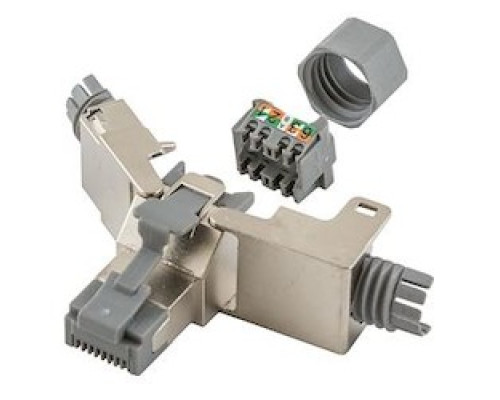 HUBBELL PREMISE WIRING  SP6A               PLUG, CAT6A FIELD TERM    UTP, FTP, SILVER