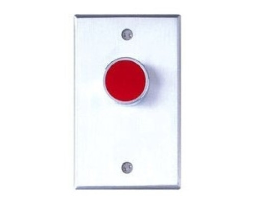 CAMDEN DOOR CONTROL  CM-7000R               Door Activation Device Pushbutton, Spring Return, Medium Duty, 1-Gang Faceplate, NO, SPST, Momentary, 12/24 Volt DC, 2-3/4
