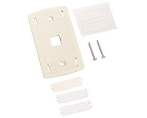 COMMSCOPE ENTERPRISE SOLUTIONS  108332990  M10LE-215              LE Type Flush Mounted Faceplate, one port cream