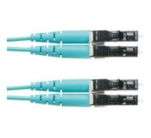 PANDUIT FXE10-10M70Y        2-fiber OM3 10 GbE LC to LC Duplex, OFNR riser rated, 1.6mm jacketed cable, 70m