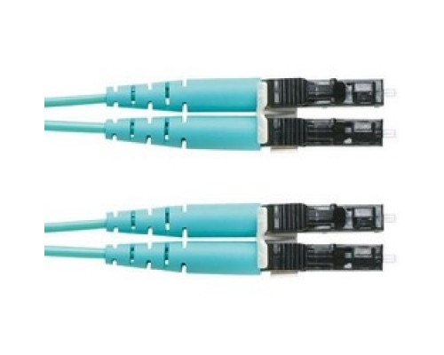 PANDUIT FXE10-10M70Y        2-fiber OM3 10 GbE LC to LC Duplex, OFNR riser rated, 1.6mm jacketed cable, 70m