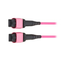 TRIPP LITE N845B-04M-12MTA        Eaton Tripp Lite Series 100G Multimode 50/125 OM4 Fiber Optic Cable 12F MPO/MPO-PC F/F , Type-B Polarity, OFNP, Magenta, 4 m 13.1 ft. , TAA