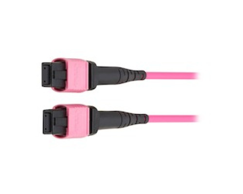 TRIPP LITE N845B-04M-12MTA        Eaton Tripp Lite Series 100G Multimode 50/125 OM4 Fiber Optic Cable 12F MPO/MPO-PC F/F , Type-B Polarity, OFNP, Magenta, 4 m 13.1 ft. , TAA