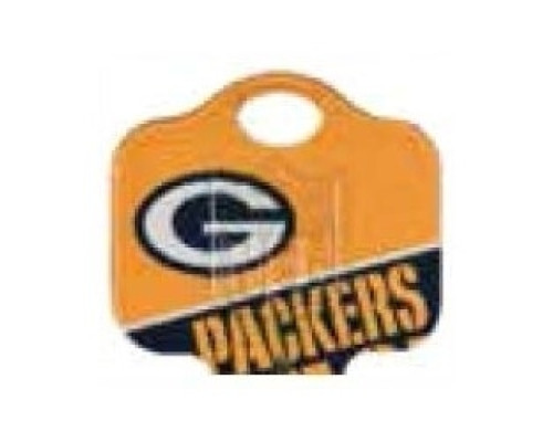 KABA ILCO CORP  SC1-NFL-PACKERS A46               Decorative Key Blank, NFL Team Key, Schlage, Packers Logo, SC1 Keyway, 46 Price Group