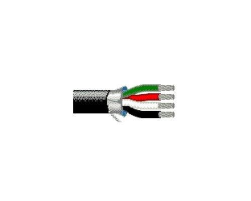 BELDEN  5302F1 0101000               Multi-Conductor - Water-Blocked for Use in Underground Ducts 4 18 AWG PVC FS PVC Black