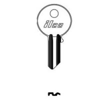 KABA ILCO CORP  SX9B NP A10  AA00000402              Cylinder Lock Key Blank, 3-Pin, Brass, Nickel Plated, 10 Price Group, For Yale