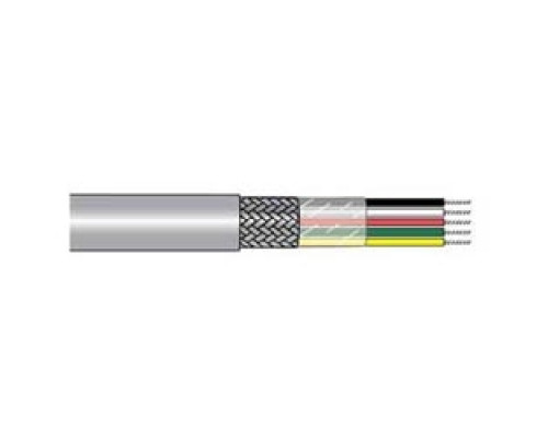 ALPHA WIRE  M1126 SL001               Manhattan-Electrical-Cables, Audio_Video, 6 Conductor, 20 AWG, Braid, 300 V, PVC Jacket, PE Insulation, 0.3 Jacket Diameter, 0.035 Jacket Thickness, 26/34 Stranding