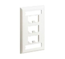 PANDUIT  CFPL6EIY               Faceplate 6Pt SglGang Classic EI EA