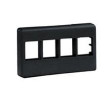 PANDUIT  NK4MFWH               NetKey Furniture Faceplate 4 Port White
