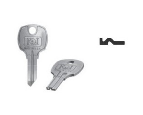 NATIONAL CABINET LOCK  D4291               Mailbox Lock Key Blank, 4-Pin Tumbler, Brass