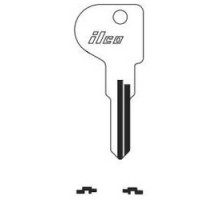 KABA ILCO CORP  1659 NP A05  AA00019582              Cylinder Lock Key Blank, Brass, Nickel Plated, 5 Price Group, For Canada Post