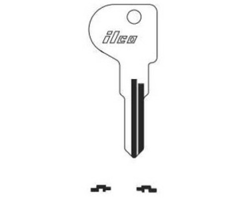 KABA ILCO CORP  1659 NP A05  AA00019582              Cylinder Lock Key Blank, Brass, Nickel Plated, 5 Price Group, For Canada Post