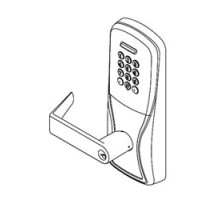 SCHLAGE ALLEGION BRAND  CO100-CY70KP-SPA-626-B-RH 4B 13247 10025 134        Programmable Keypad Lock, Right Handed, Sparta Lever, Cylinder Chassis, 4 AA Battery, Satin Chrome Plated, Without SFIC Cylinder, For Classroom/Storeroom
