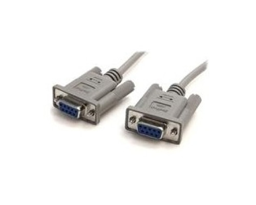 STARTECH.COM LTD  SCNM9FF               Modem Cable, Serial/Null, DB9 Male and Female Connector, 10’ Length Cable, Gray