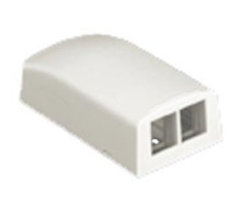 PANDUIT  NK2BXWH-A               Surface Mount Box Plenum 2 Port White