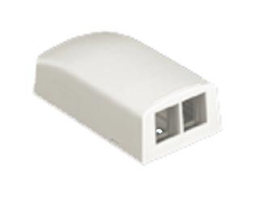 PANDUIT  NK2BXWH-A               Surface Mount Box Plenum 2 Port White