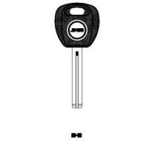 JMA USA  TP00KI-9.P NP 17               Car Key Blank, Chipless, Transponder, Brass, Nickel Plated, For Kia