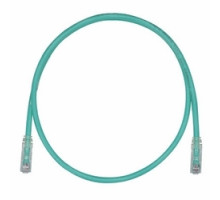 PANDUIT  UTPSP100GRY               Copper Patch Cord, RJ45-RJ45, Category 6, Green UTP Cable, 100 FT.
