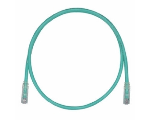 PANDUIT  UTPSP55GRY               Copper Patch Cord, RJ45-RJ45, Category 6, Green UTP Cable, 55 FT.