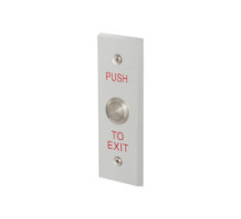 LOCKNETICS  MPB-100-N               Metal push to exit button, Narrow stile