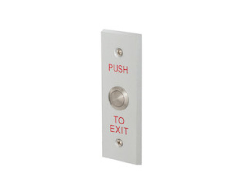 LOCKNETICS  MPB-100-N               Metal push to exit button, Narrow stile