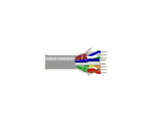 BELDEN BAV  8787 060500               Multi-Conductor - Special Audio, Communication and Instrumentation Cable 2 22 AWG, 8 24 AWG FS PVC Chrome