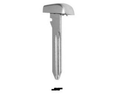 KABA ILCO CORP  Y172 NP               Key Blank, Emergency, Keyless Go, Brass, Nickel Plated, For Chrysler