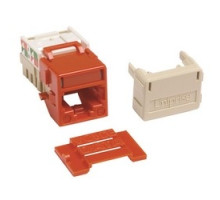 COMMSCOPE UNIPRISE SOLUTIONS  760149930  UNJ10GT-OR              Category 6A Jack, Ultra 10 UNJ10G, U/UTP, Information Outlet, Orange