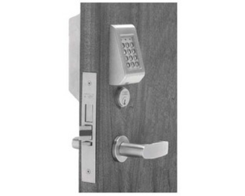 SARGENT  2870-KP10XG77 LL 26D               Access Control Keypad Lock, L-Lever, L-Rose, Interchangeable Core Disposable Plug Cylinder, 4-7/8