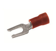 BURNDY  BA16EL6  636493              Polyvinyl Chloride Insulated Copper Fork Terminal, Stud Size: 6, Wire Strip Length: 13/64