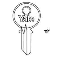 ASSA ABLOY ACCENTRA  RN11GST               Lock Key Blank, 6-Pin, Standard Bow, Multiplex Section, GST Keyway, 0.51