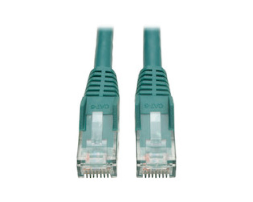 TRIPP LITE N201-003-GN        Cat6 Gigabit Snagless Molded Patch Cable RJ45 M/M - Green, 3-ft.