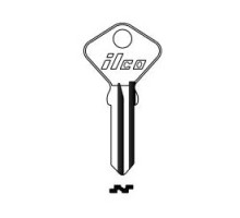 KABA ILCO CORP  F91C8 NP A13               Vehicle Key Blank, Natural Brass, 13 Price Group, For Alfa Romeo, Autobianchi, Ferrari, Fiat, Lamborghini, Maserati