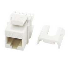 ON-Q/LEGRAND  WP3475WH100  WP3475-WH-100              Keystone Insert, Quick-Connect, Cat 5E, RJ45, 8P8C, 0.665