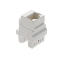 ON-Q/LEGRAND  WP3458WH               Keystone Insert, Cat 5E, Keyed RJ45, 4-Pair, 8P8C, T568A/B Wiring, 1.5 Ampere, 0.638
