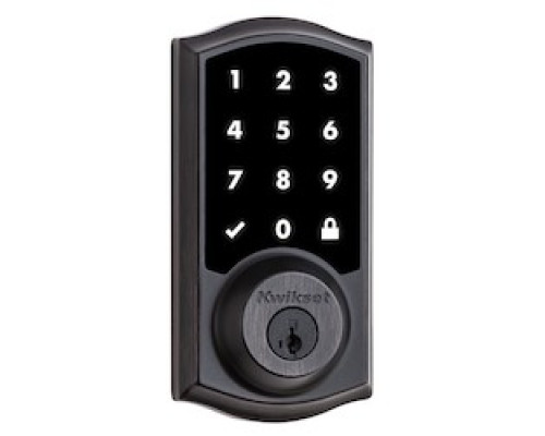 KWIKSET  99160-039  916TRL 500 11P SMT CP TPR RCALFD V2              SmartCode 916 Touchscreen Traditional Electronic Deadbolt featuring SmartKey Security and Z-Wave Technology in Venetian Bronze