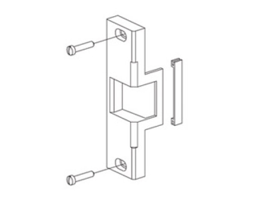 VON DUPRIN  6113FS US32D 24VDC               Door Exit Device Electric Strike, Fail Safe, Satin Stainless Steel, 24 Volt DC, For Door Rim Exit Device