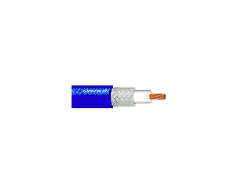 BELDEN  7504A G7X1000               Coax - 75 Ohm Flex Vision Coax Cable 16 AWG FMDPE BRD PVC Blue, Matte