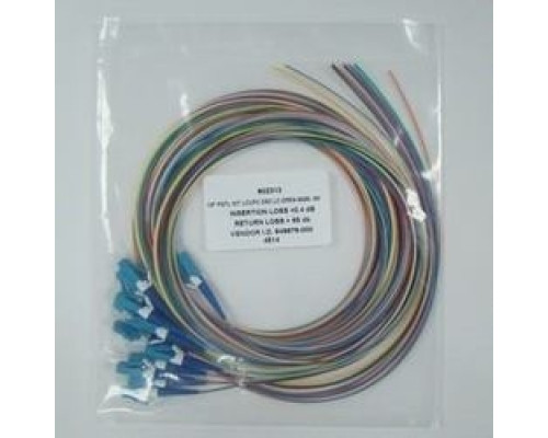 COMPULINK  12LCUPCOS2-3M               Kit of 12 Pigtails for Splicing, LC to Open End, Single-mode OS2, 3 Meters Long